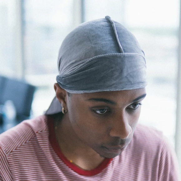 Men's VELVET GRAY Durag - Picture 2 of 3
